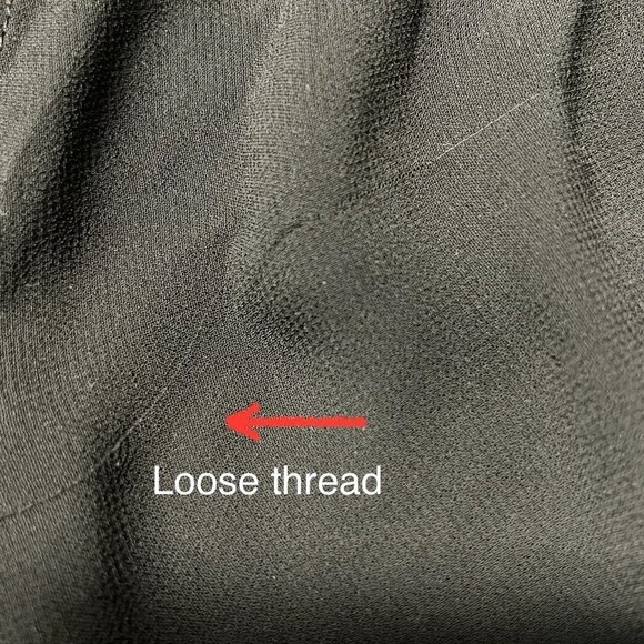 Guess Los Angeles Black Blouse Size Small - Picture 7 of 13